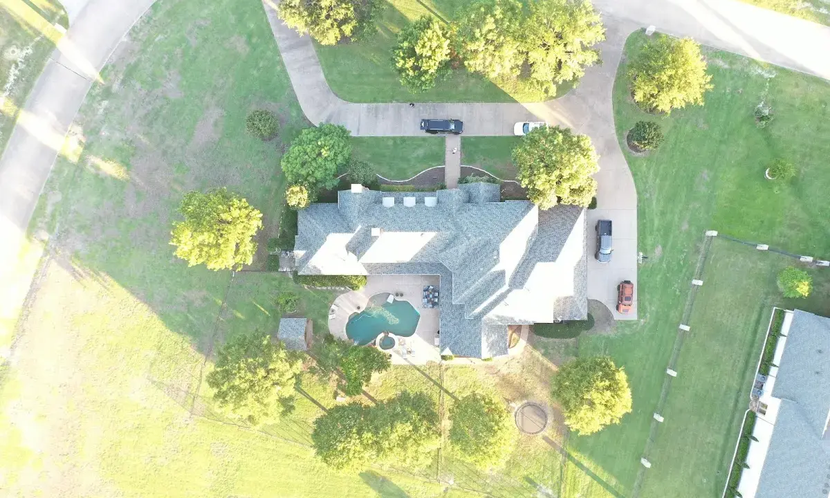 New shingle roof installation on a home in Edna